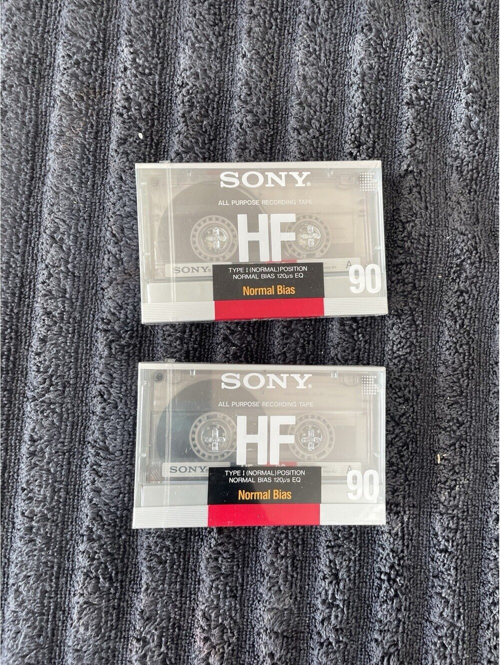 Sony HF 90a Minute Blank Audio Cassettes Lot of 2 New Sealed